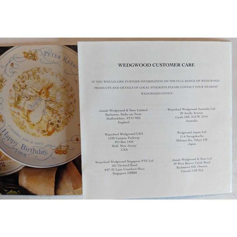 Wedgwood Annuals Collection 1997-1998 Brochure - Picture 7 of 8